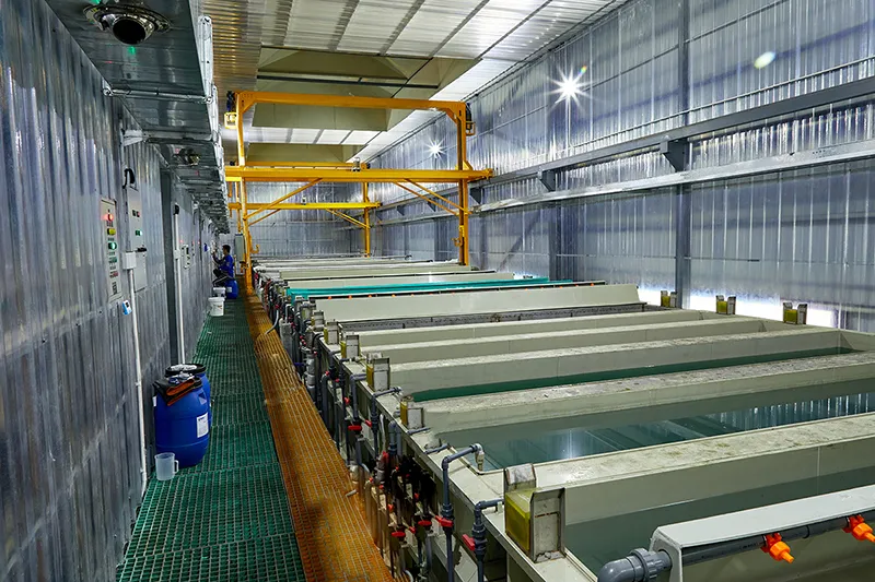 Taller de anodizado