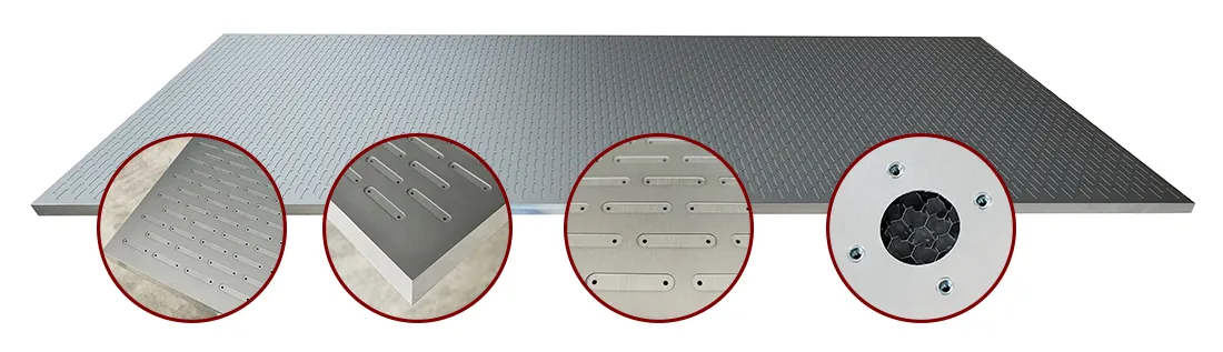 Mesa de vacío para papel corrugado