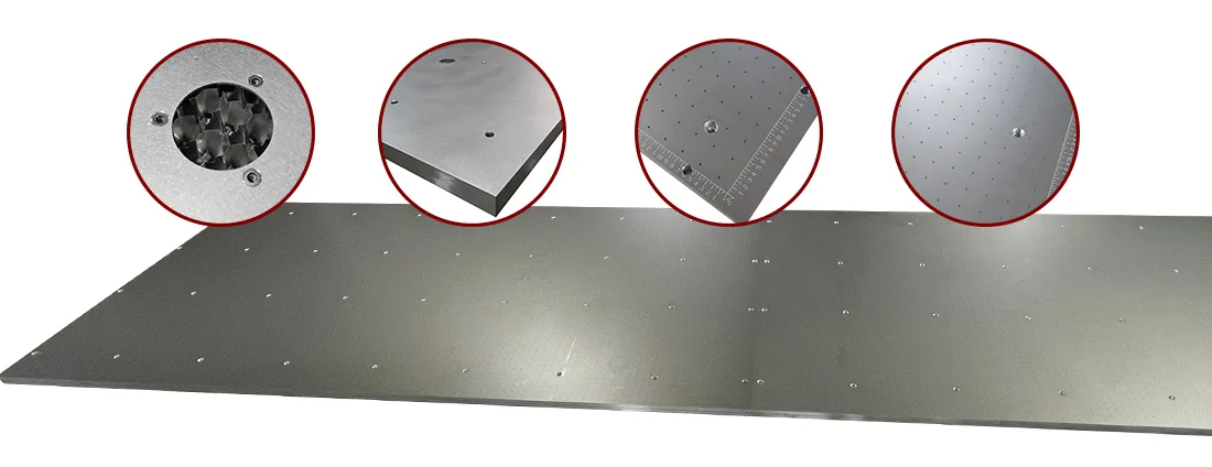 Mesa de vacío para impresora de banda