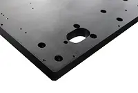 Mesa de referencia sólida para inspección por visión